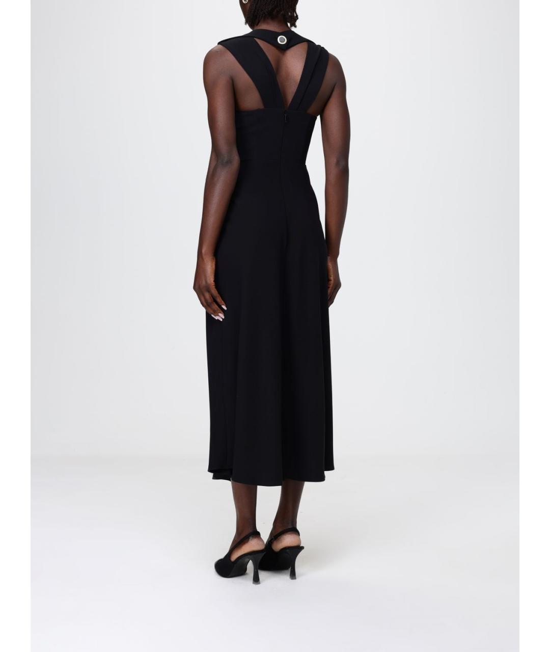 ARMANI EXCHANGE Черное полиэстеровое вечернее платье, фото 2