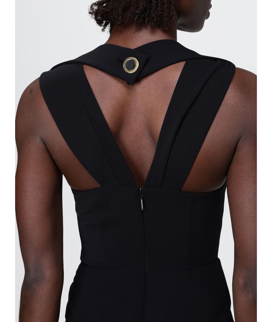 ARMANI EXCHANGE Черное полиэстеровое вечернее платье, фото 3