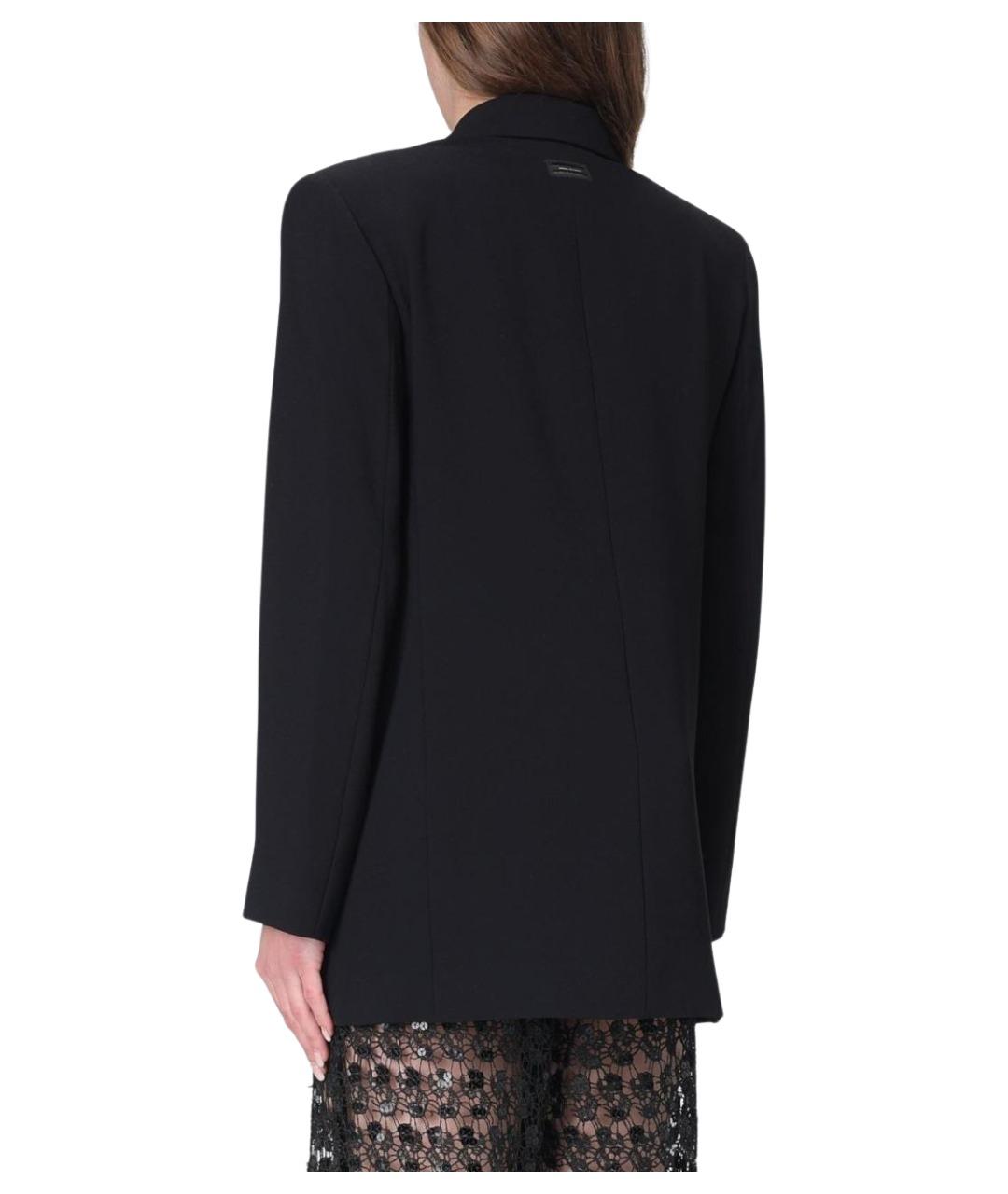 ARMANI EXCHANGE Черный полиэстеровый жакет/пиджак, фото 2