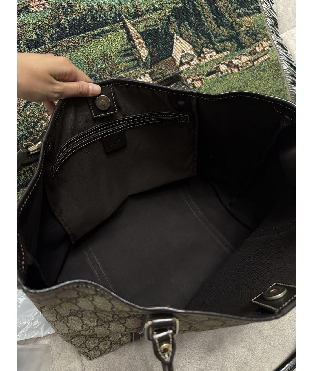 GUCCI Бежевая сумка тоут, фото 5