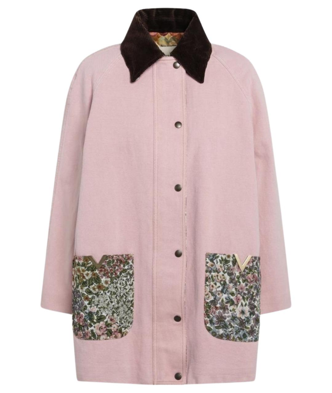 VALENTINO Розовая деним куртка, фото 1