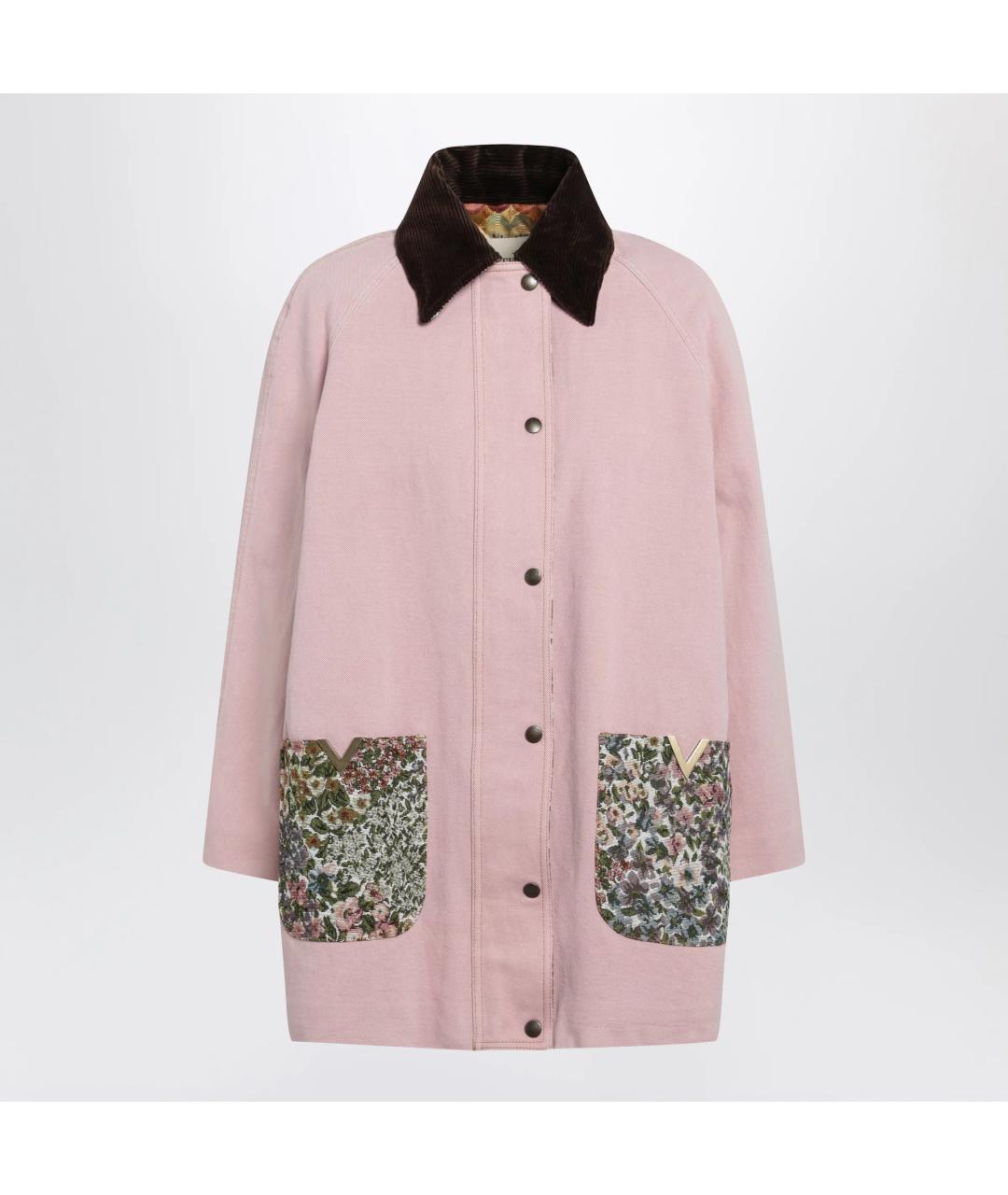 VALENTINO Розовая деним куртка, фото 3