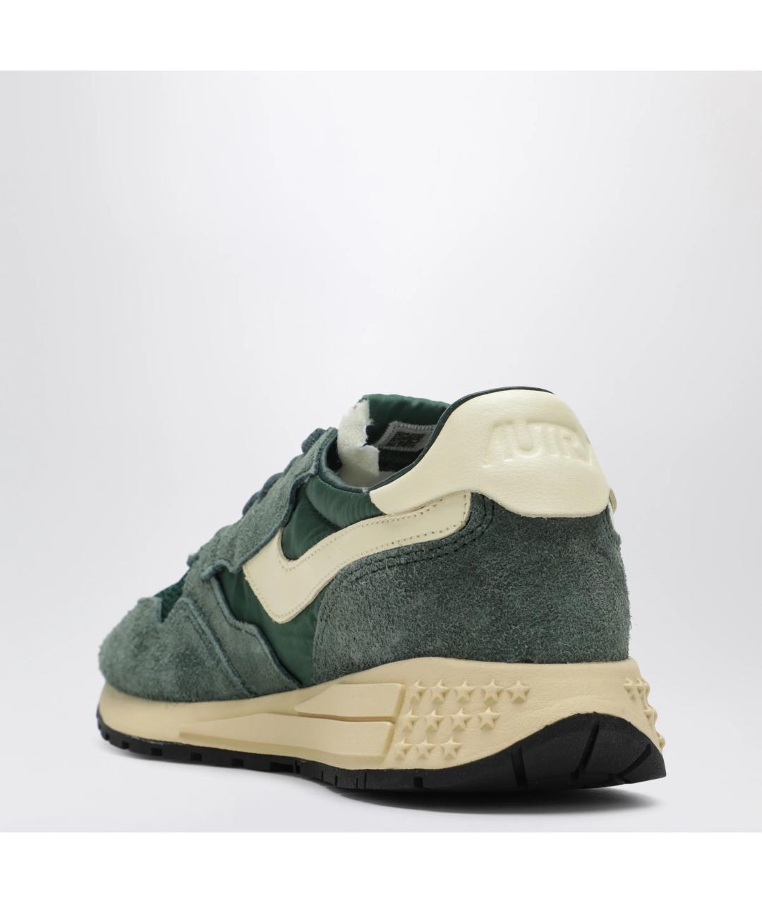 AUTRY Зеленые замшевые низкие кроссовки / кеды, фото 2