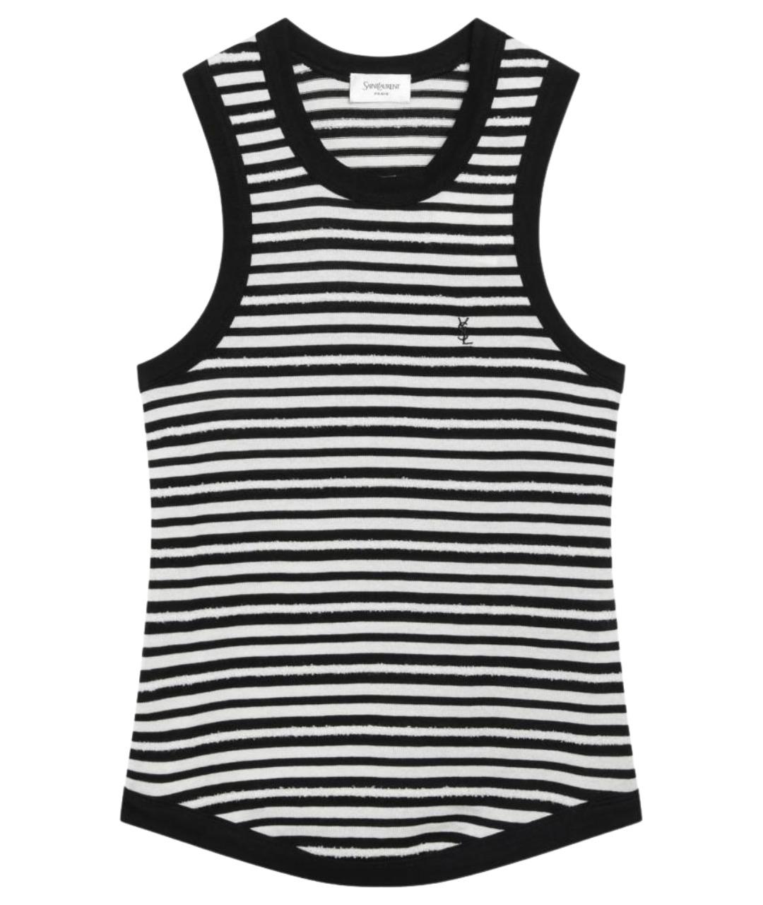 SAINT LAURENT Мульти хлопковая майка, фото 1