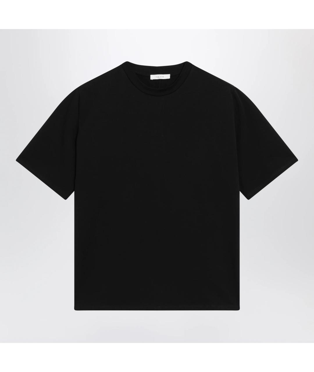THE ROW Черная хлопковая футболка, фото 3