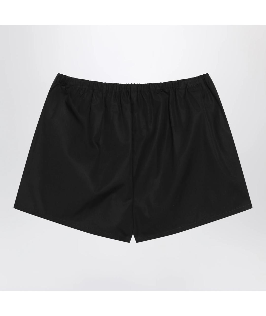 PRADA Черные хлопковые шорты, фото 2