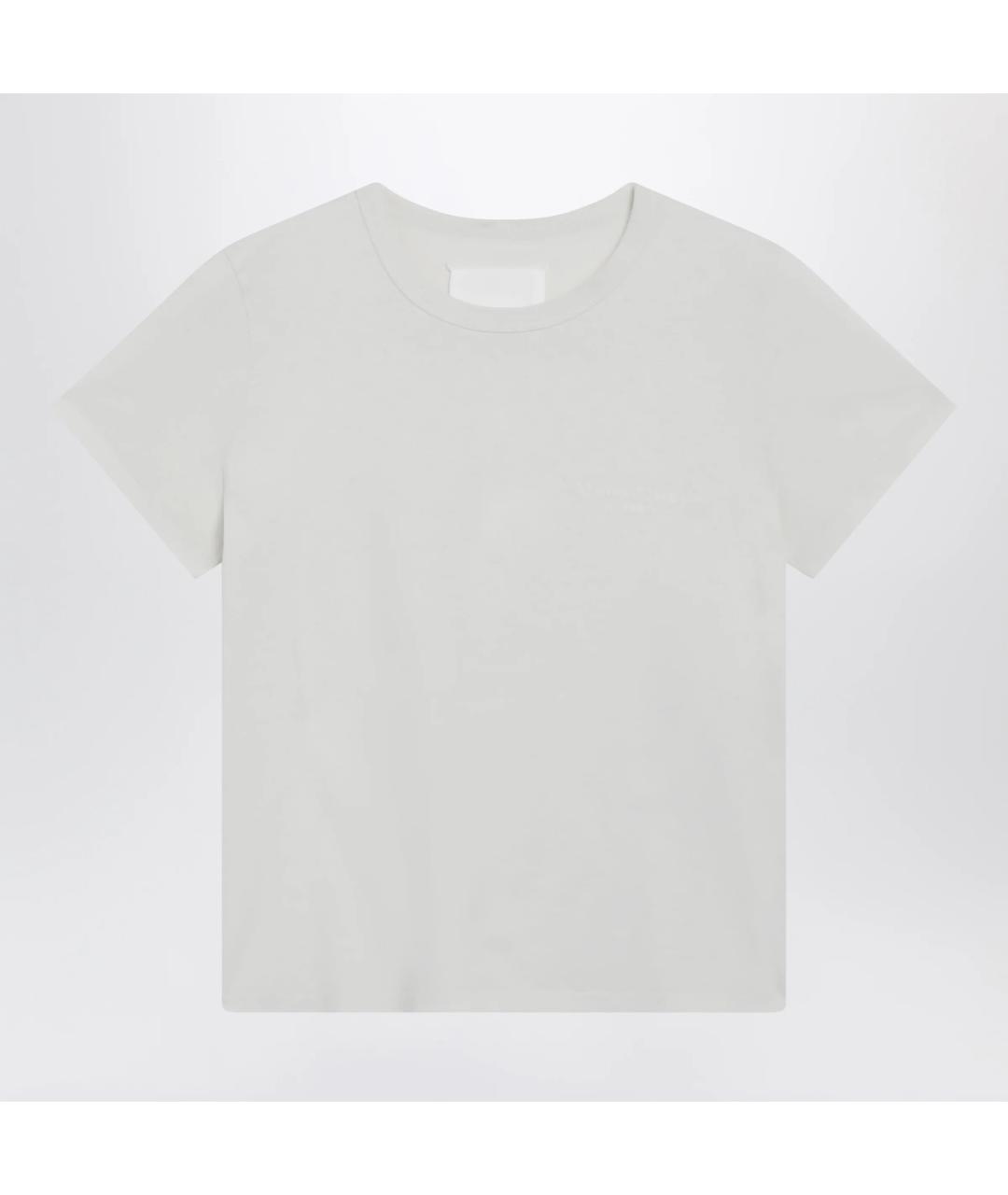 MAISON MARGIELA Белая хлопковая футболка, фото 3