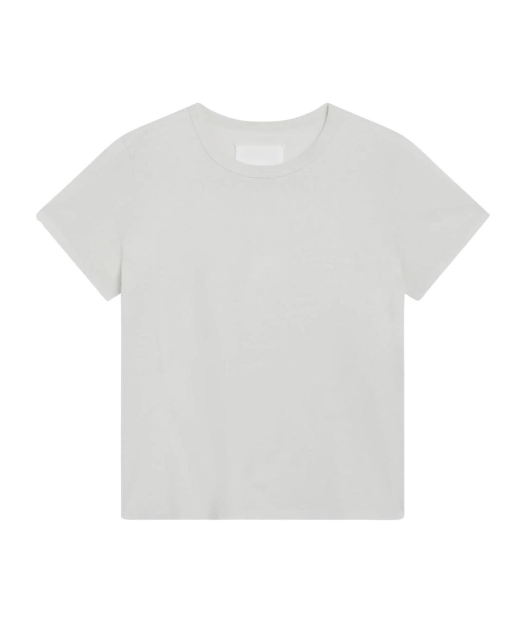 MAISON MARGIELA Белая хлопковая футболка, фото 1