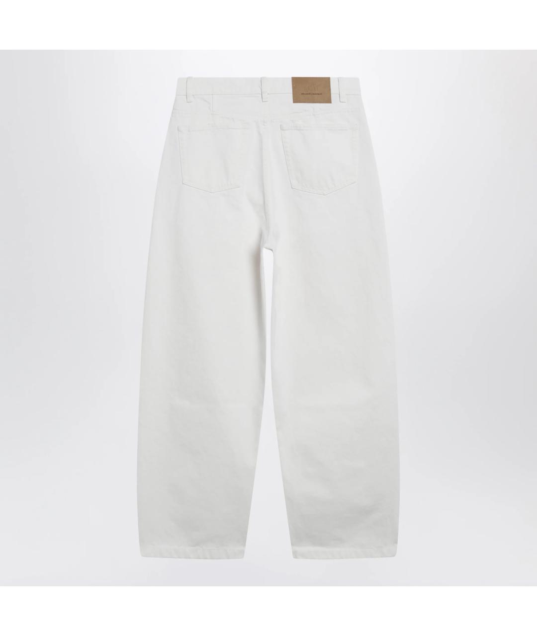 Ami Paris Белые хлопковые повседневные брюки, фото 2