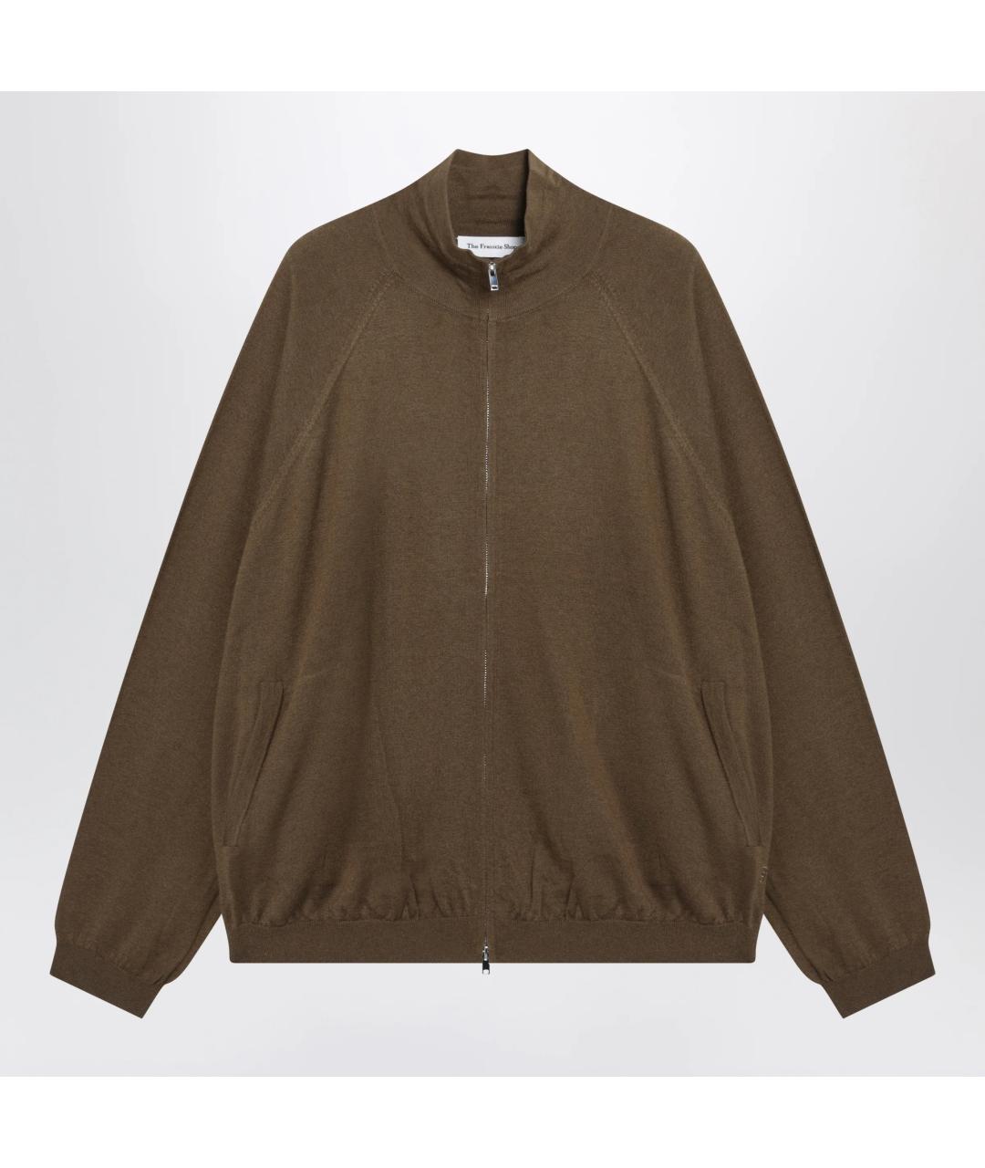 THE FRANKIE SHOP Коричневая шерстяная куртка, фото 3