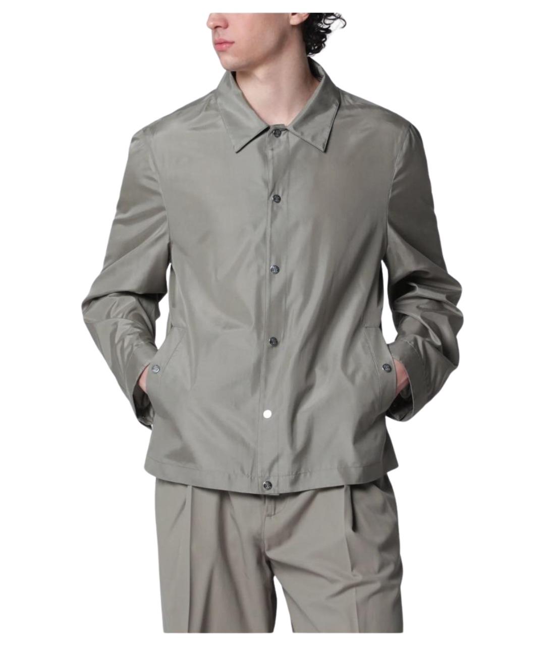 BRUNELLO CUCINELLI Зеленая шелковая куртка, фото 1