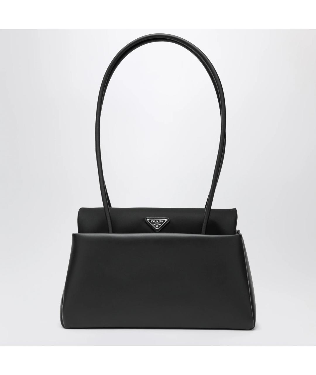 PRADA Черная кожаная сумка через плечо, фото 3