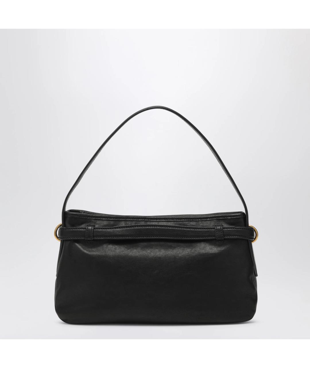 MIU MIU Черная кожаная сумка через плечо, фото 2