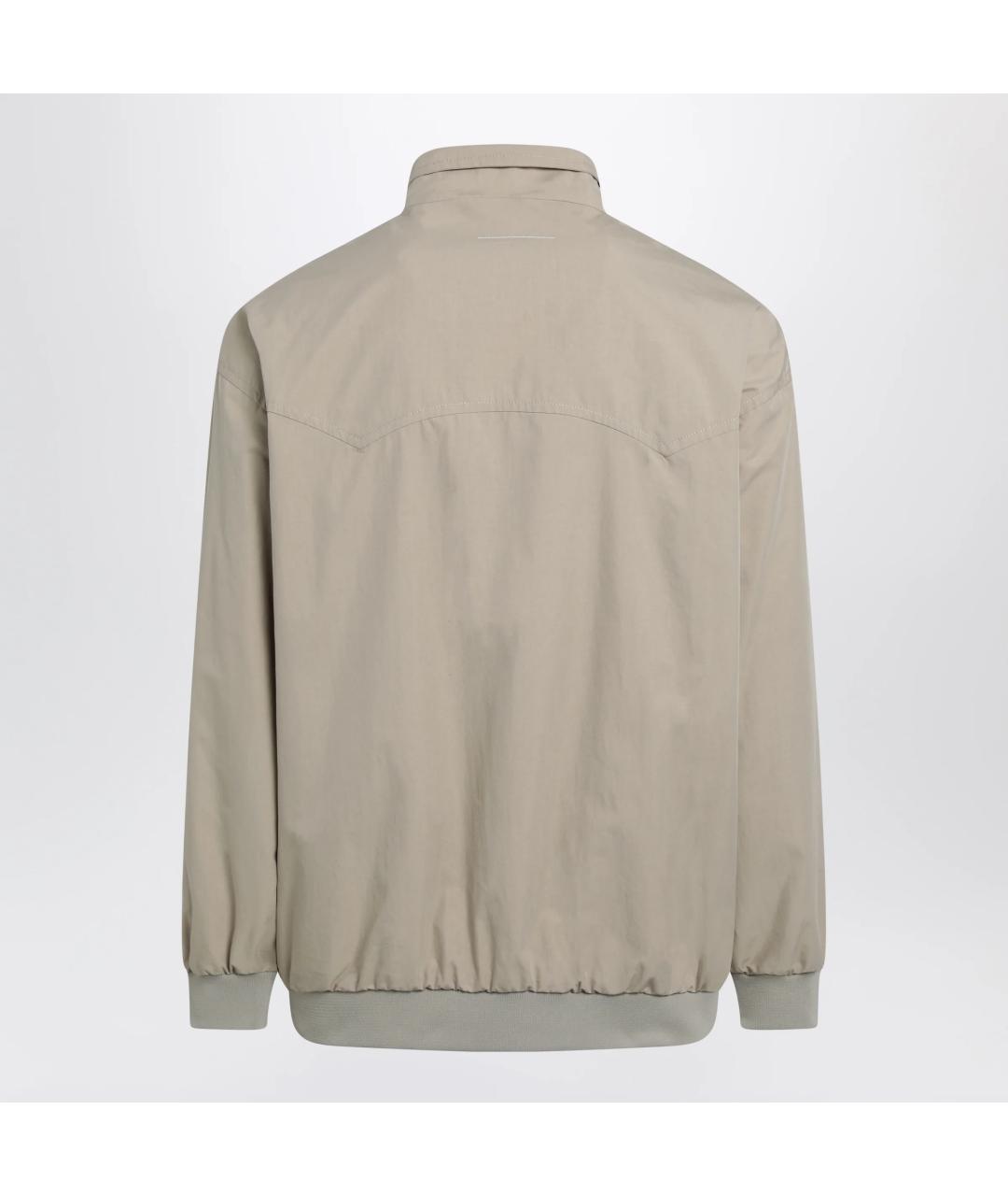 MM6 MAISON MARGIELA Бежевая хлопковая куртка, фото 2