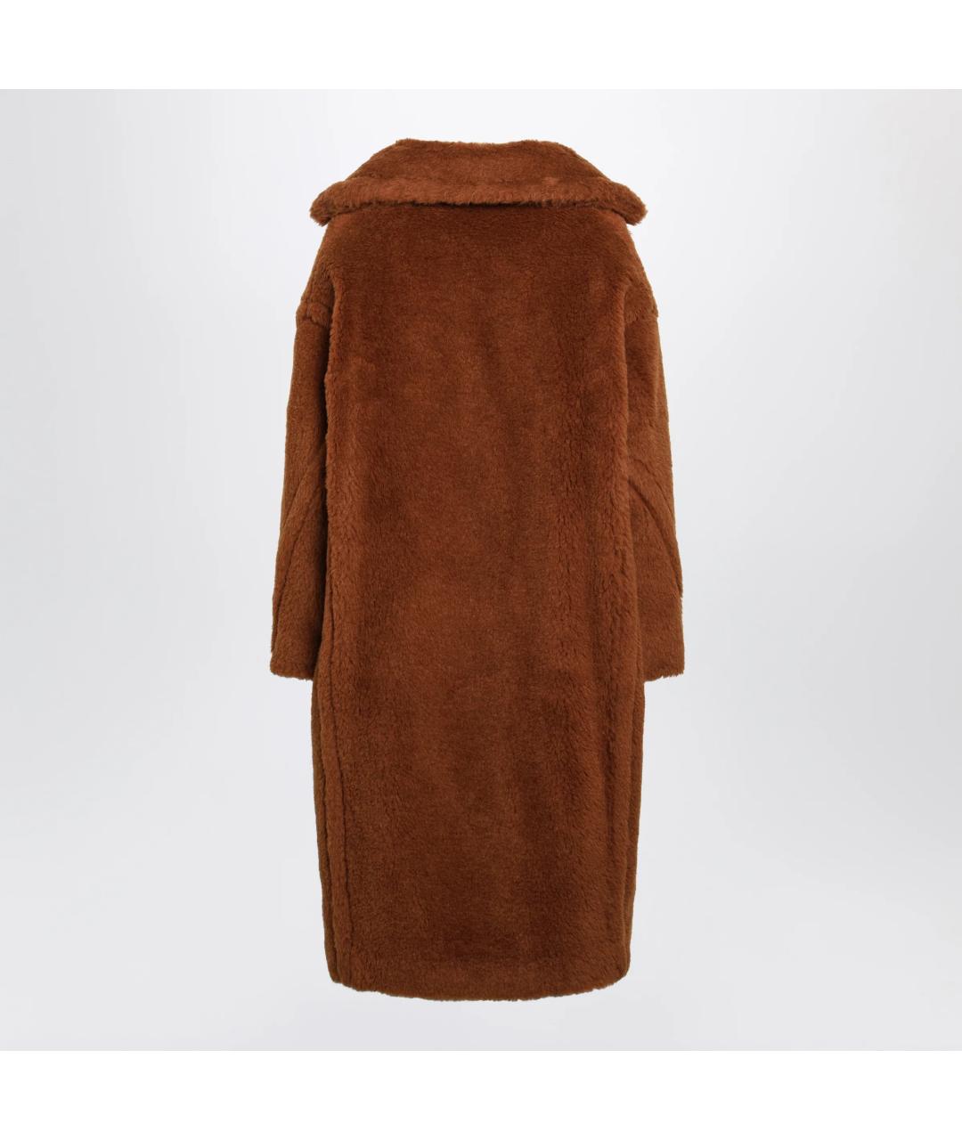 MAX MARA Коричневое шерстяное пальто, фото 2