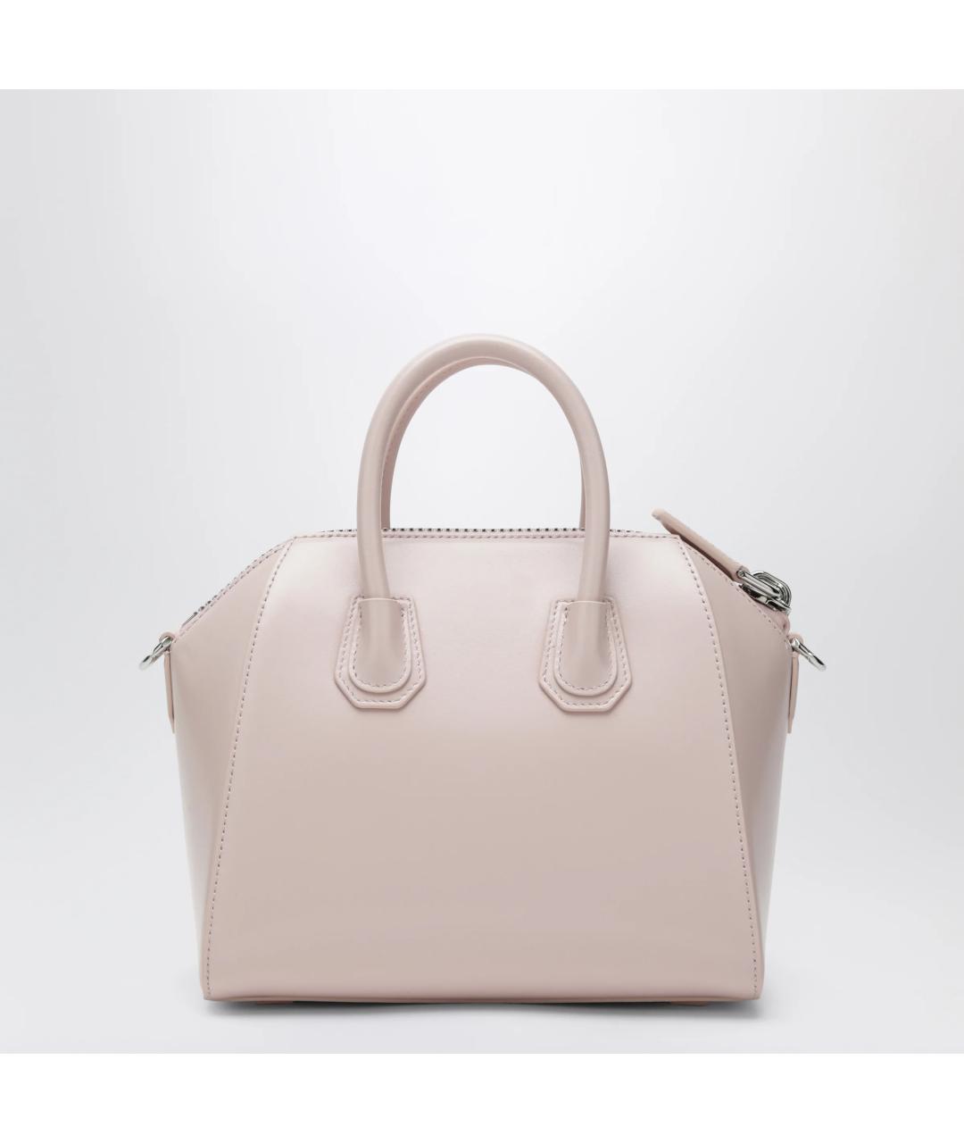 GIVENCHY Розовая кожаная сумка тоут, фото 2