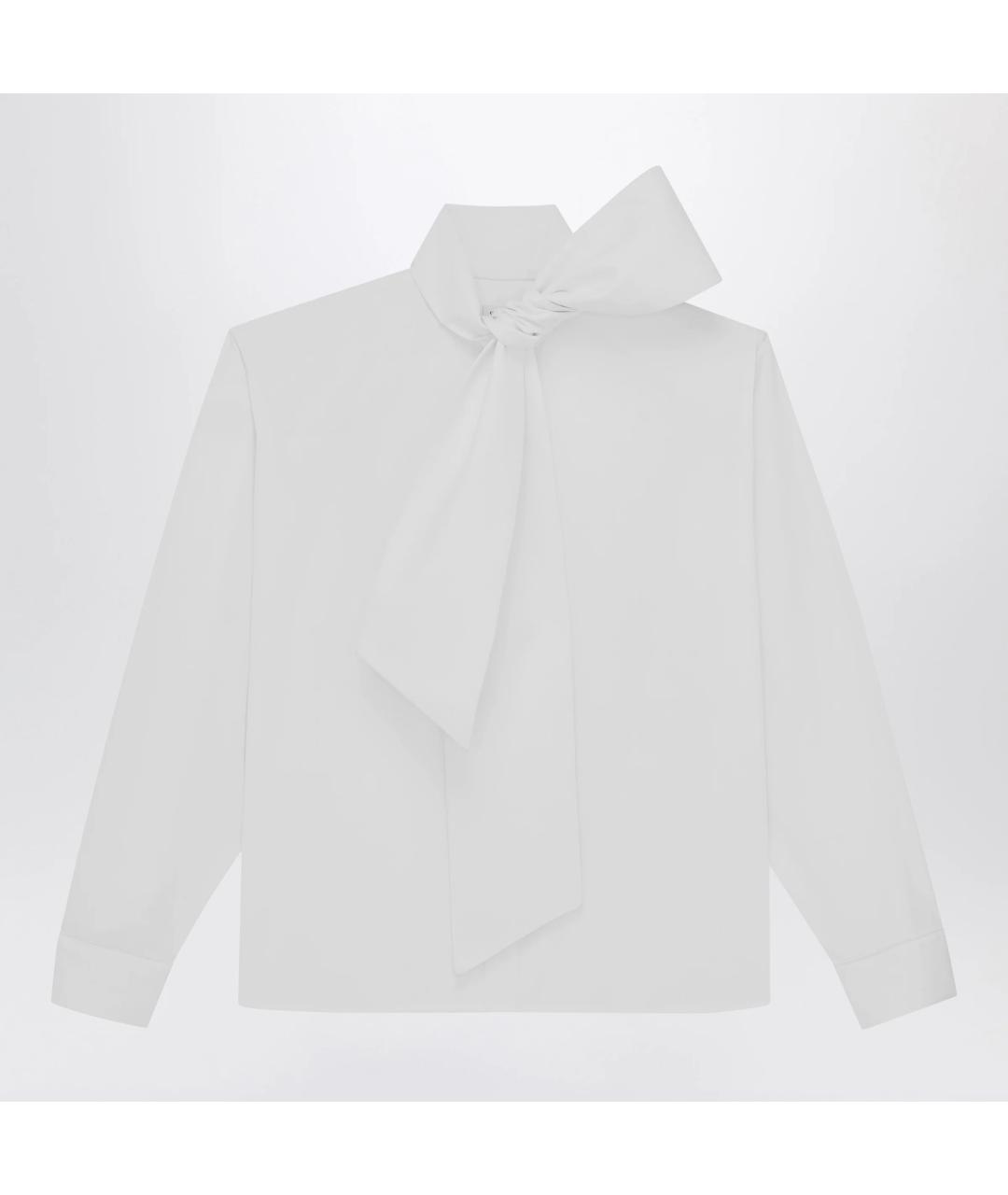 SAINT LAURENT Белая хлопковая блузы, фото 3