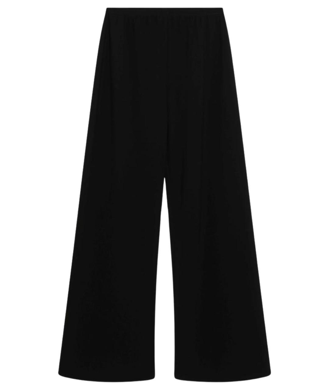 THE ROW Черные креповые брюки широкие, фото 1