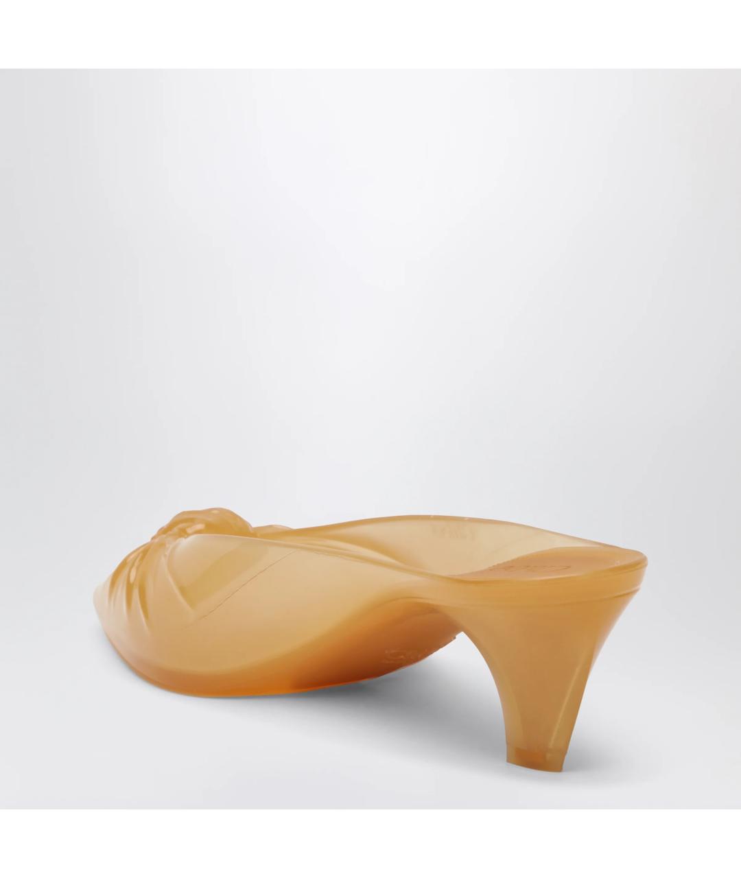 CHLOE Оранжевое резиновые мюли, фото 2