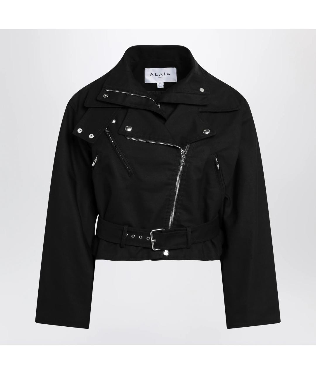 ALAIA Черная хлопковая куртка, фото 3