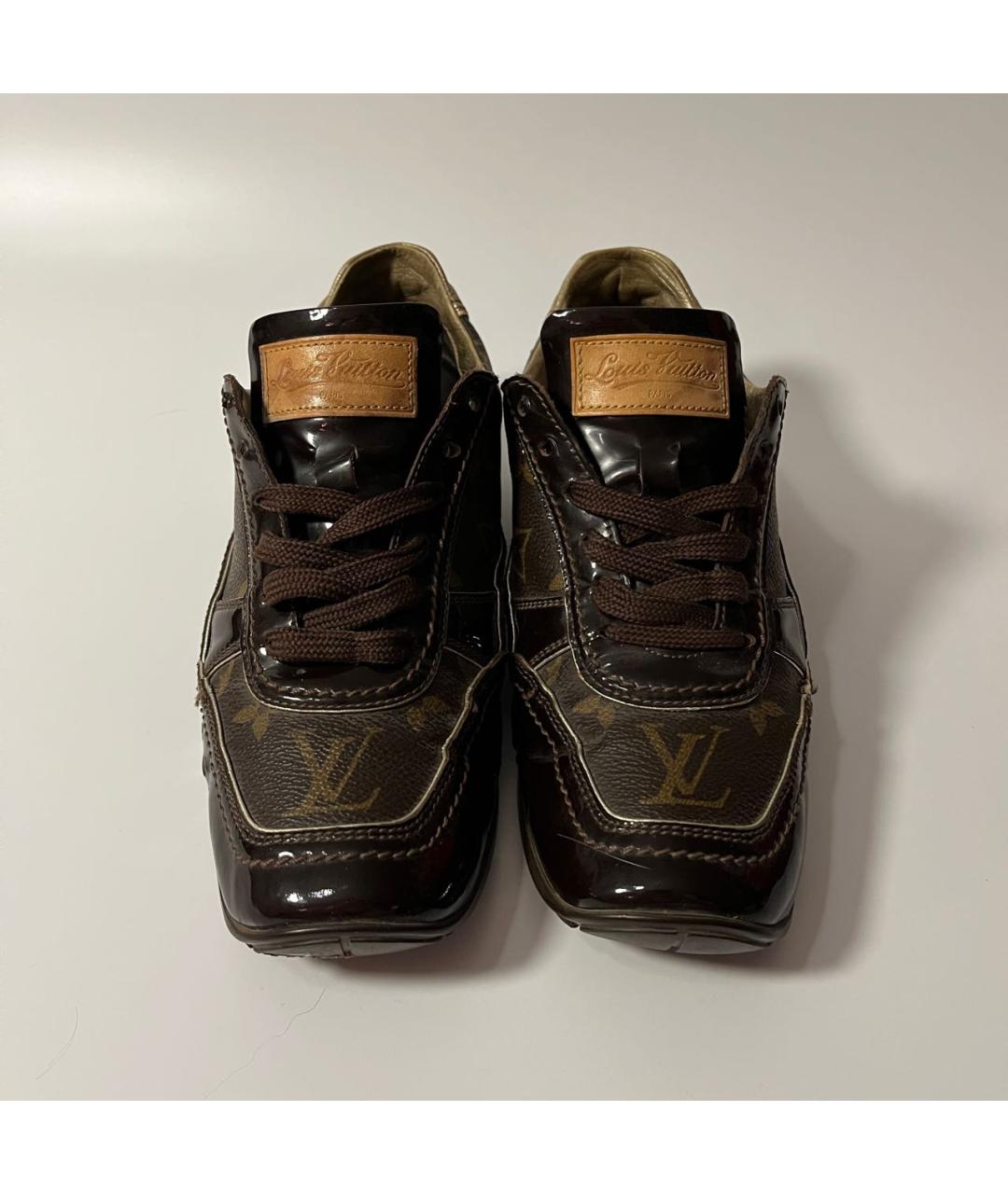 LOUIS VUITTON Коричневые кеды, фото 3