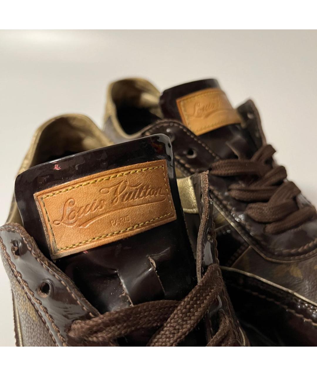 LOUIS VUITTON Коричневые кеды, фото 7