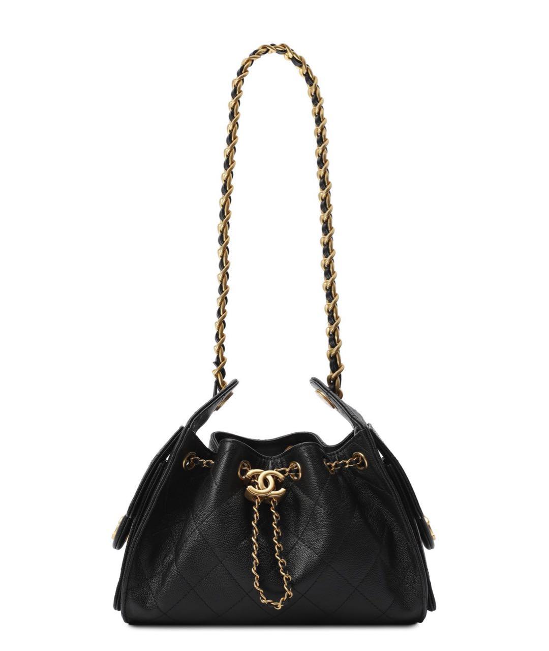CHANEL Черная кожаная сумка через плечо, фото 4
