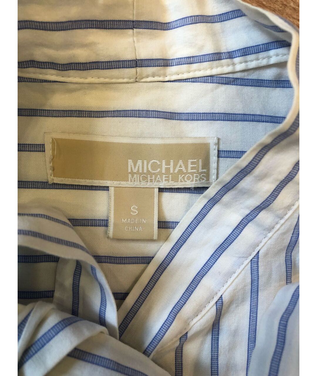 MICHAEL KORS Белая хлопковая рубашка, фото 2