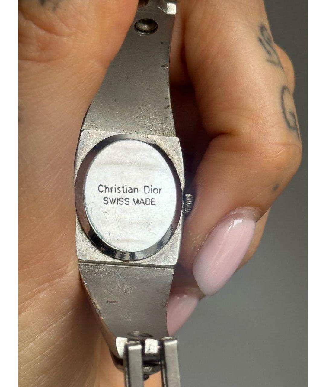 CHRISTIAN DIOR Серебряные с серебряным покрытием часы, фото 2
