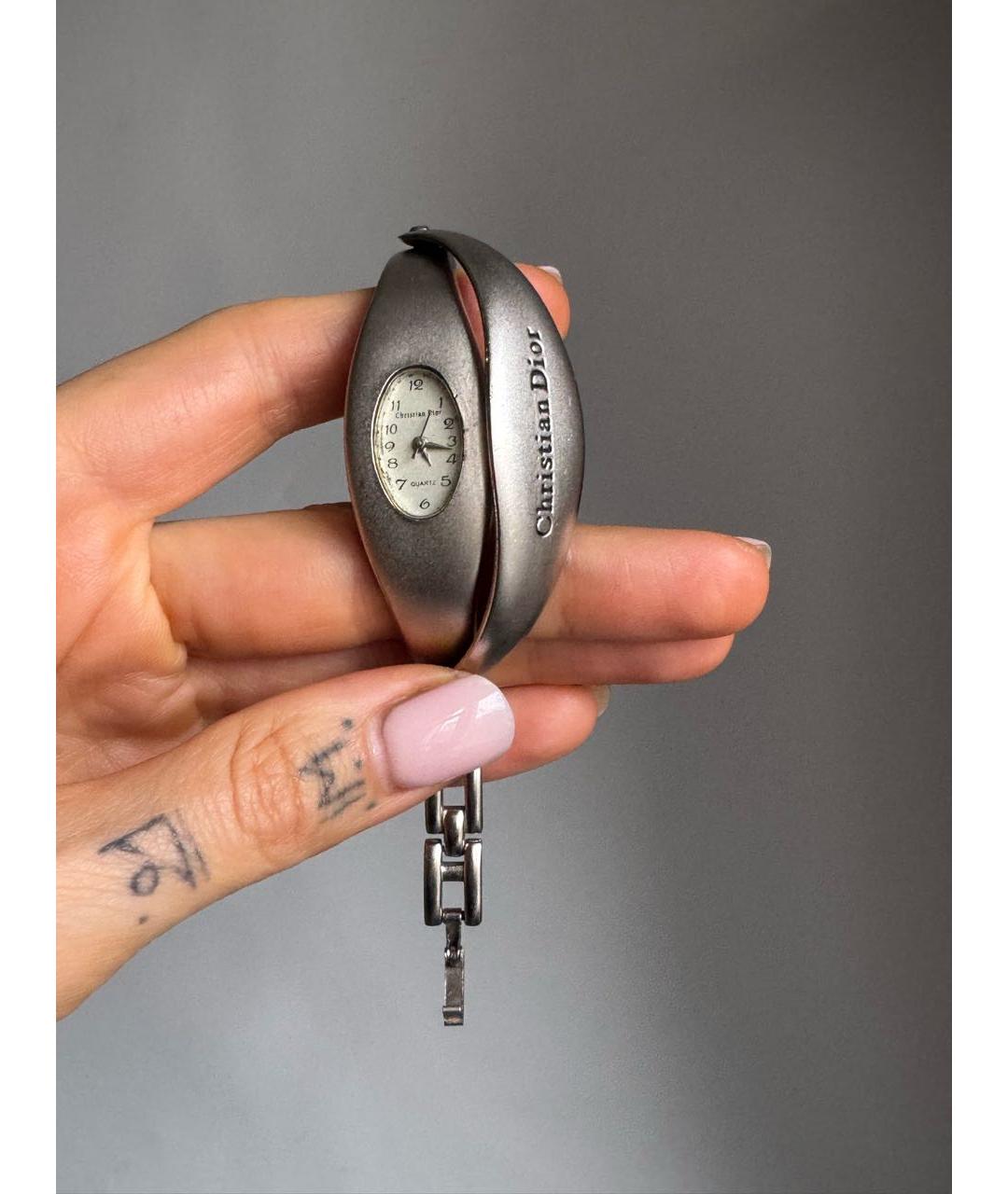 CHRISTIAN DIOR Серебряные с серебряным покрытием часы, фото 7