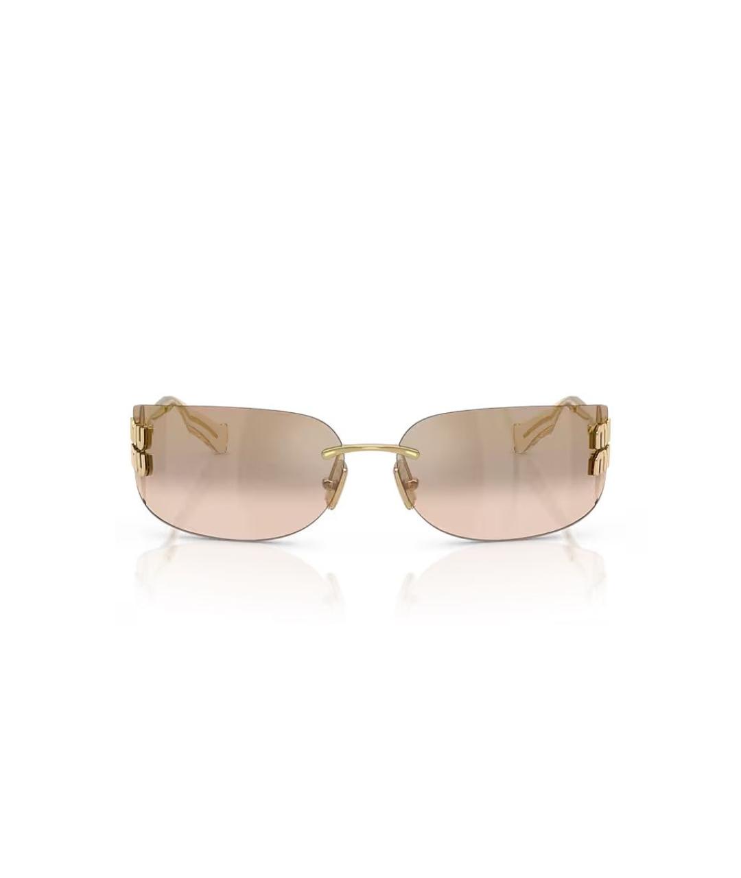 MIU MIU Металлические солнцезащитные очки, фото 2