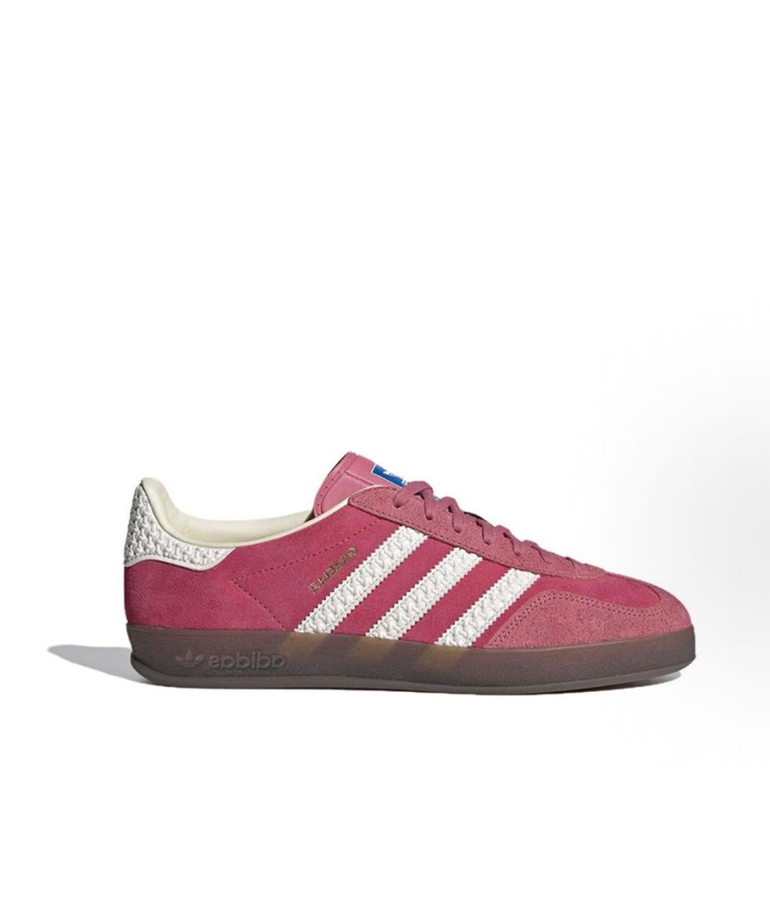 ADIDAS Розовые замшевые кроссовки, фото 5