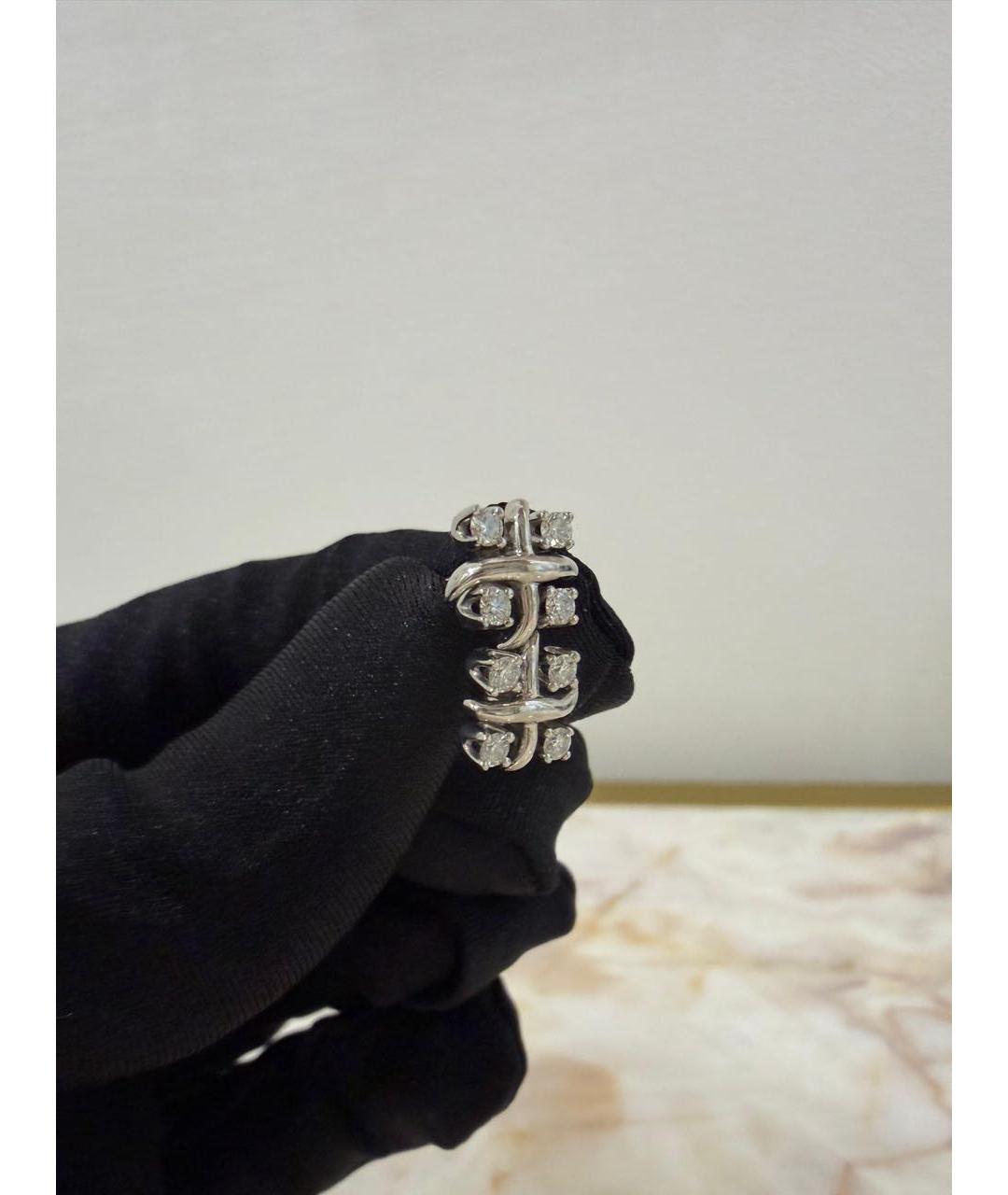 TIFFANY&CO Белые платиновые серьги, фото 2