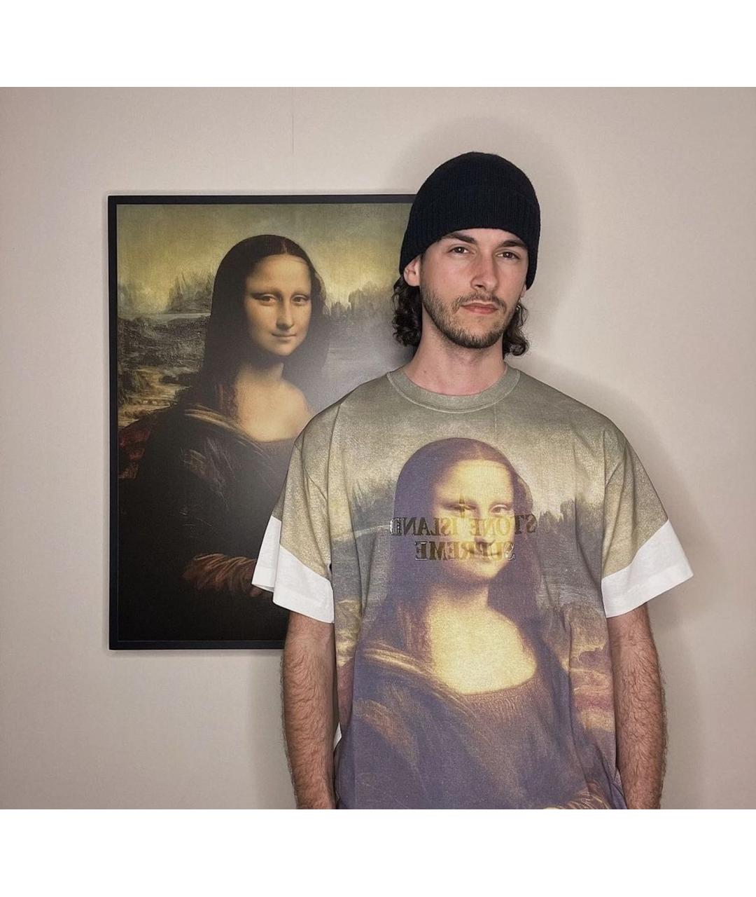 STONE ISLAND Белая футболка, фото 5