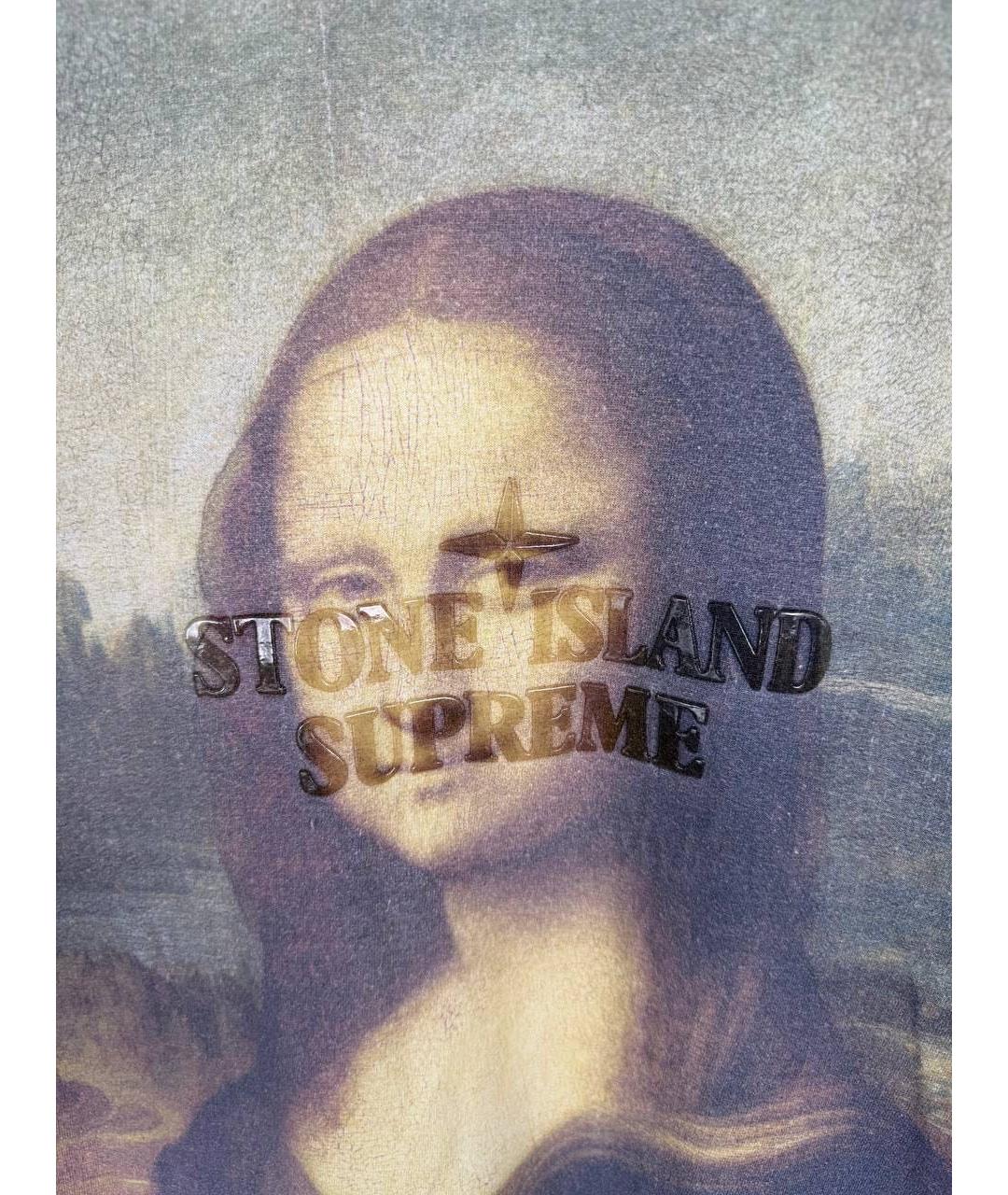 STONE ISLAND Белая футболка, фото 8