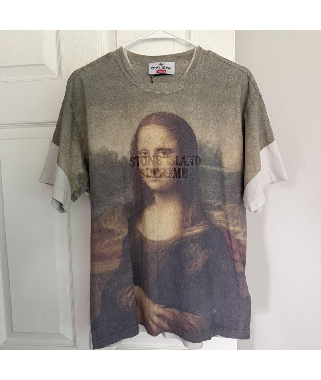 STONE ISLAND Белая футболка, фото 2