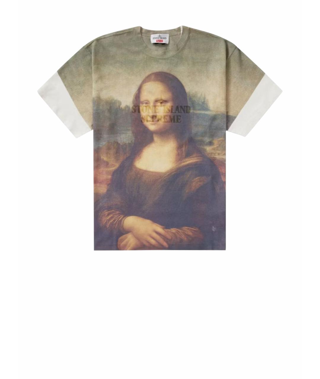 STONE ISLAND Белая футболка, фото 1