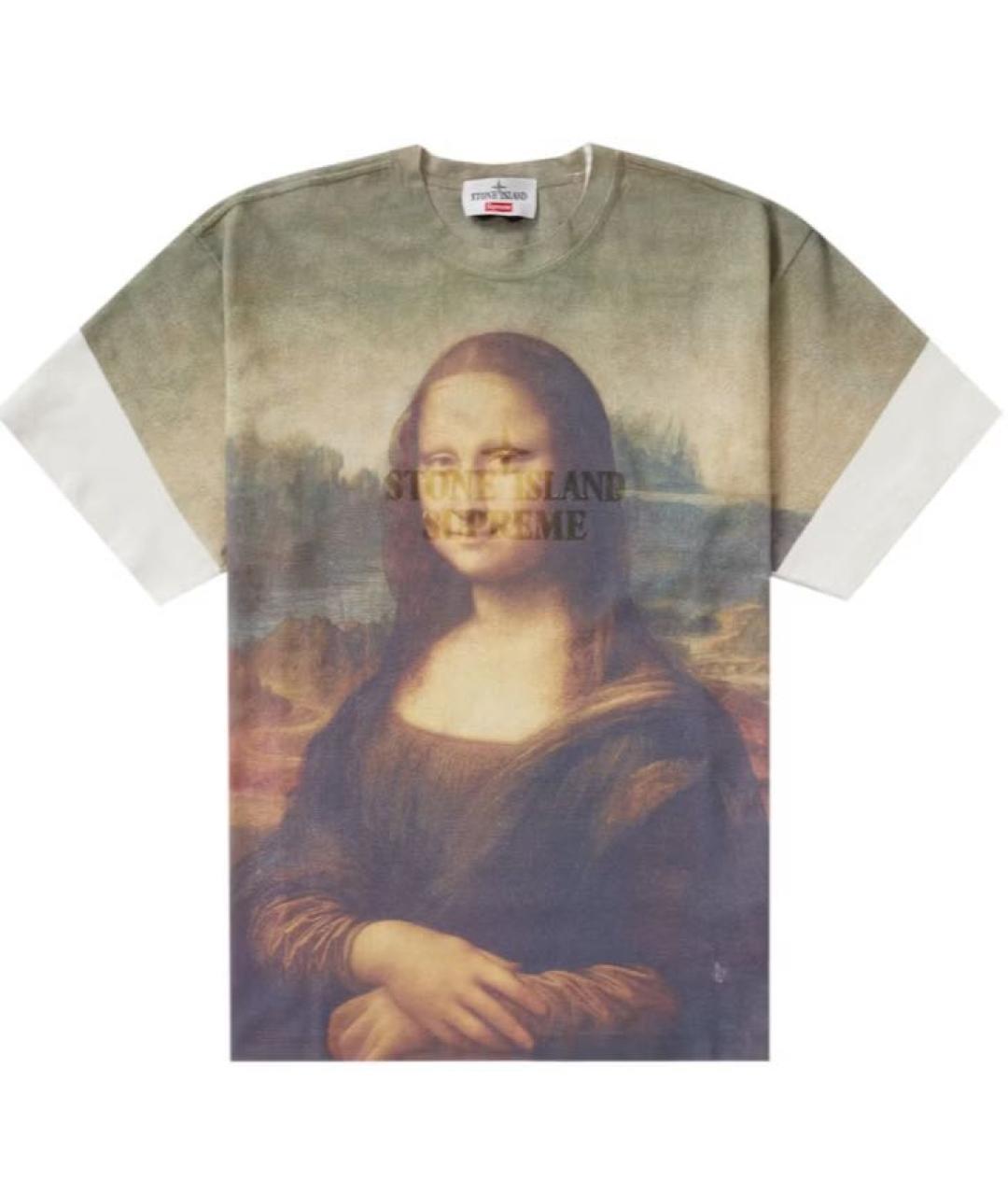 STONE ISLAND Белая футболка, фото 9