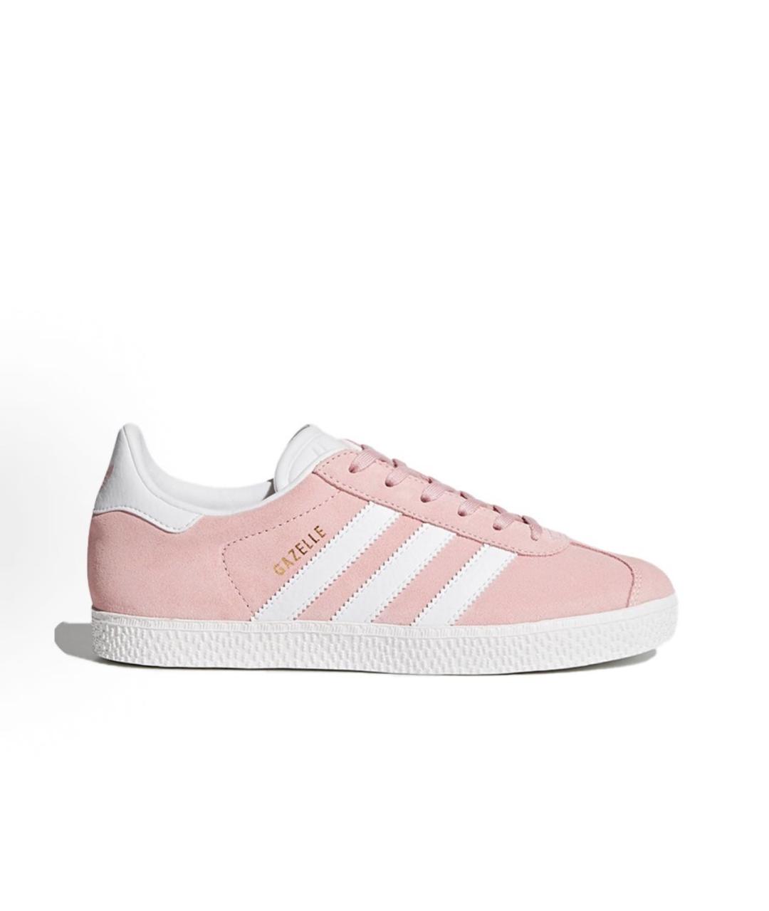 ADIDAS Розовые замшевые кроссовки, фото 5