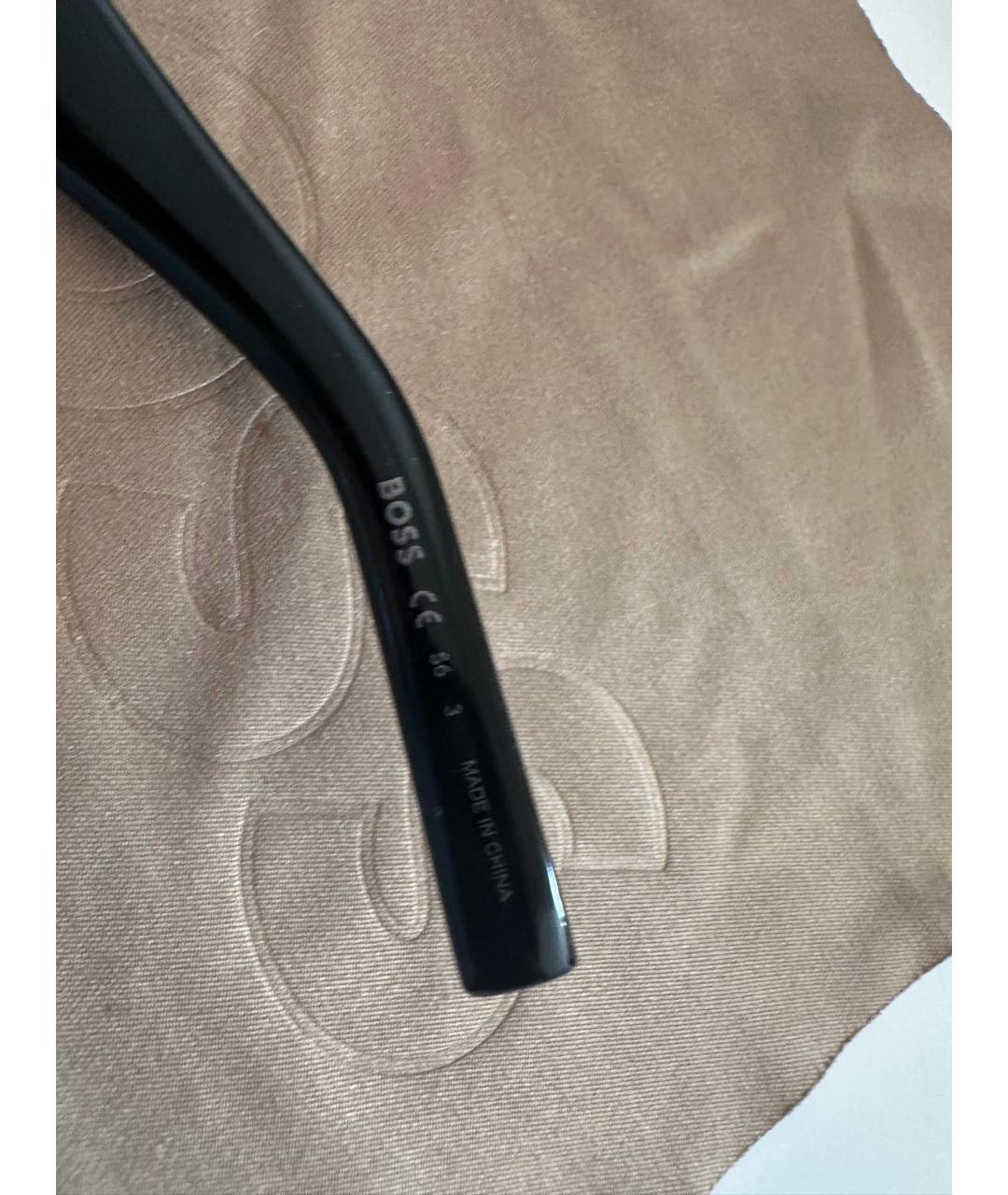 HUGO BOSS Черные пластиковые солнцезащитные очки, фото 5