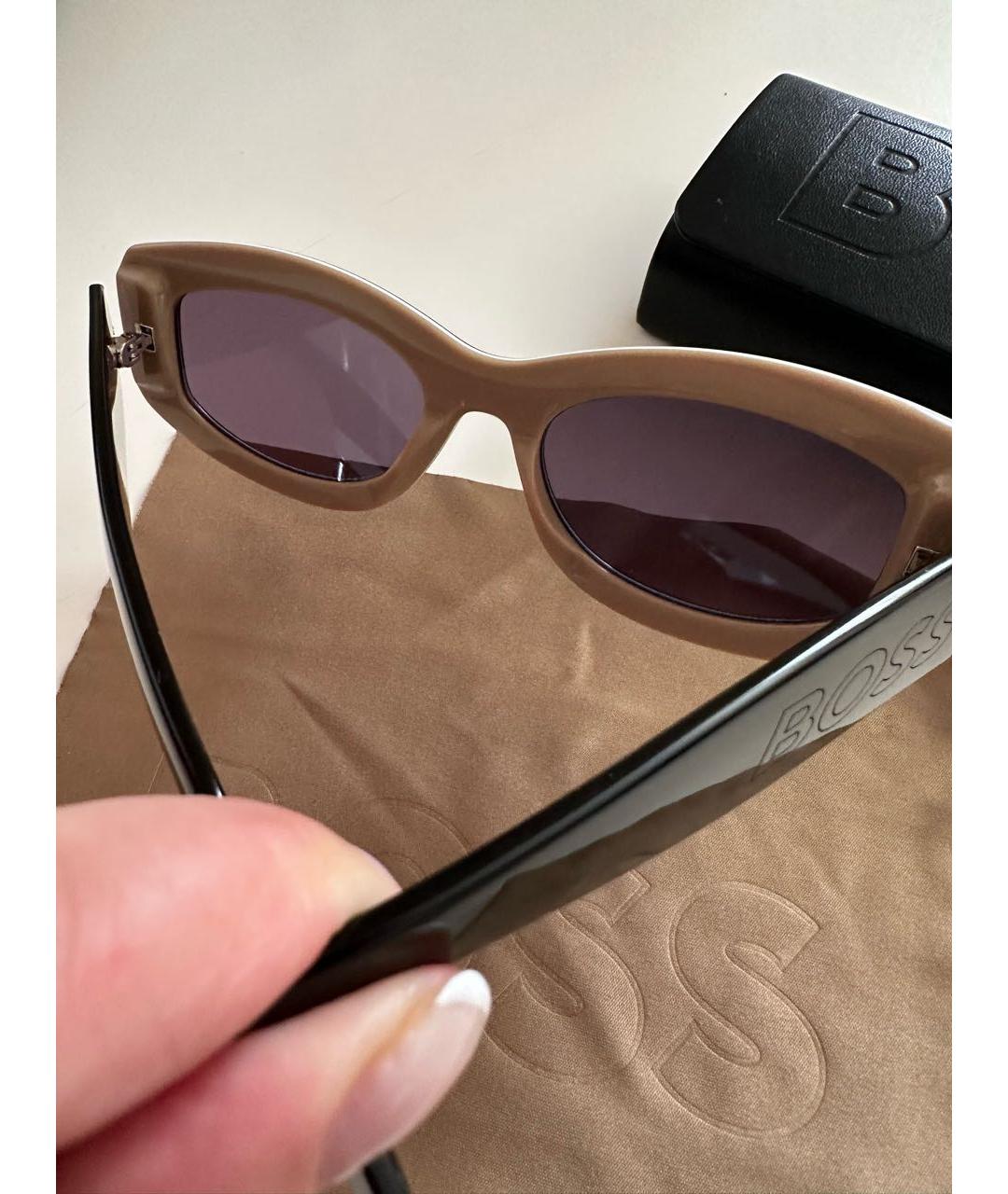 HUGO BOSS Черные пластиковые солнцезащитные очки, фото 2