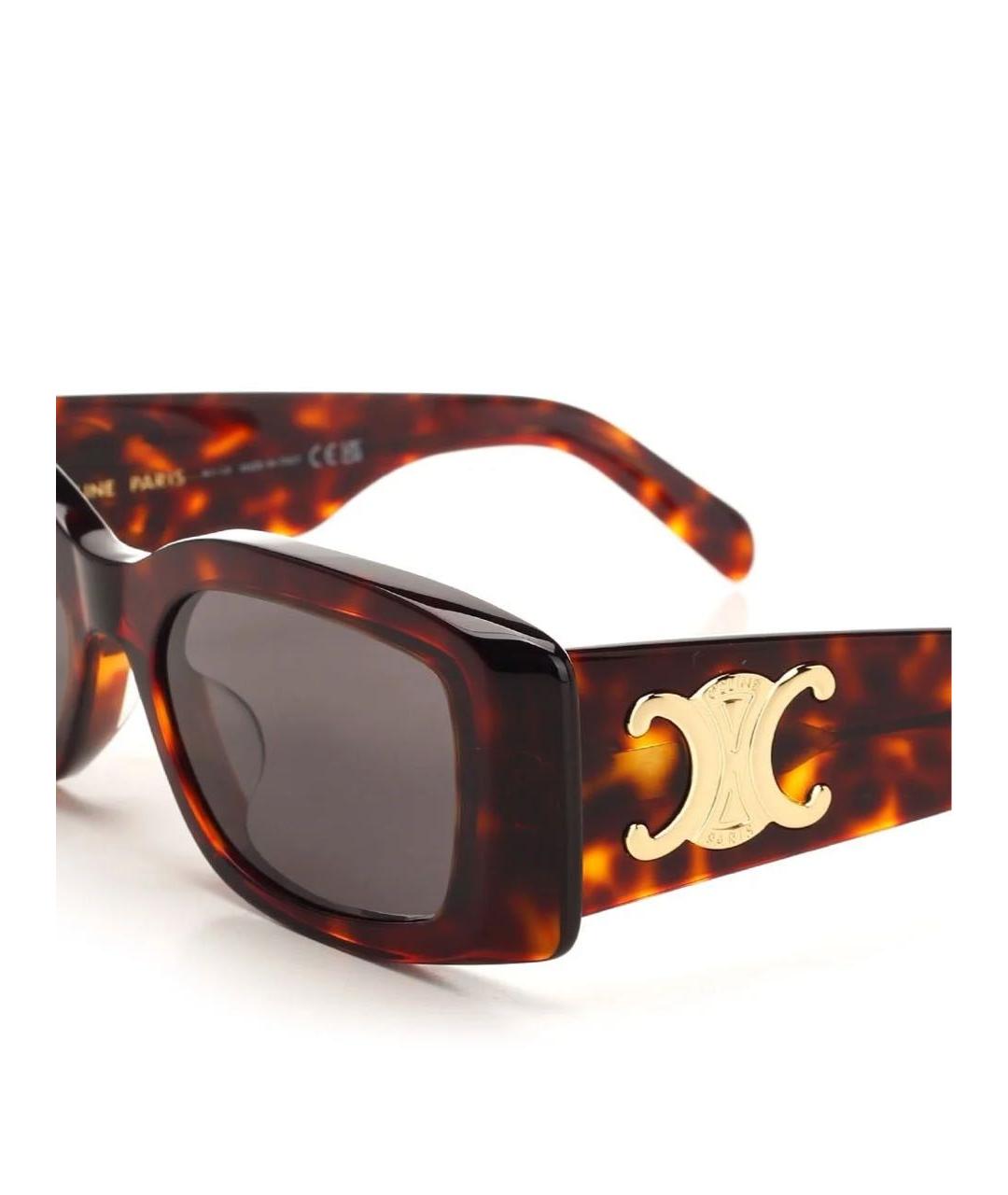CELINE Мульти пластиковые солнцезащитные очки, фото 3