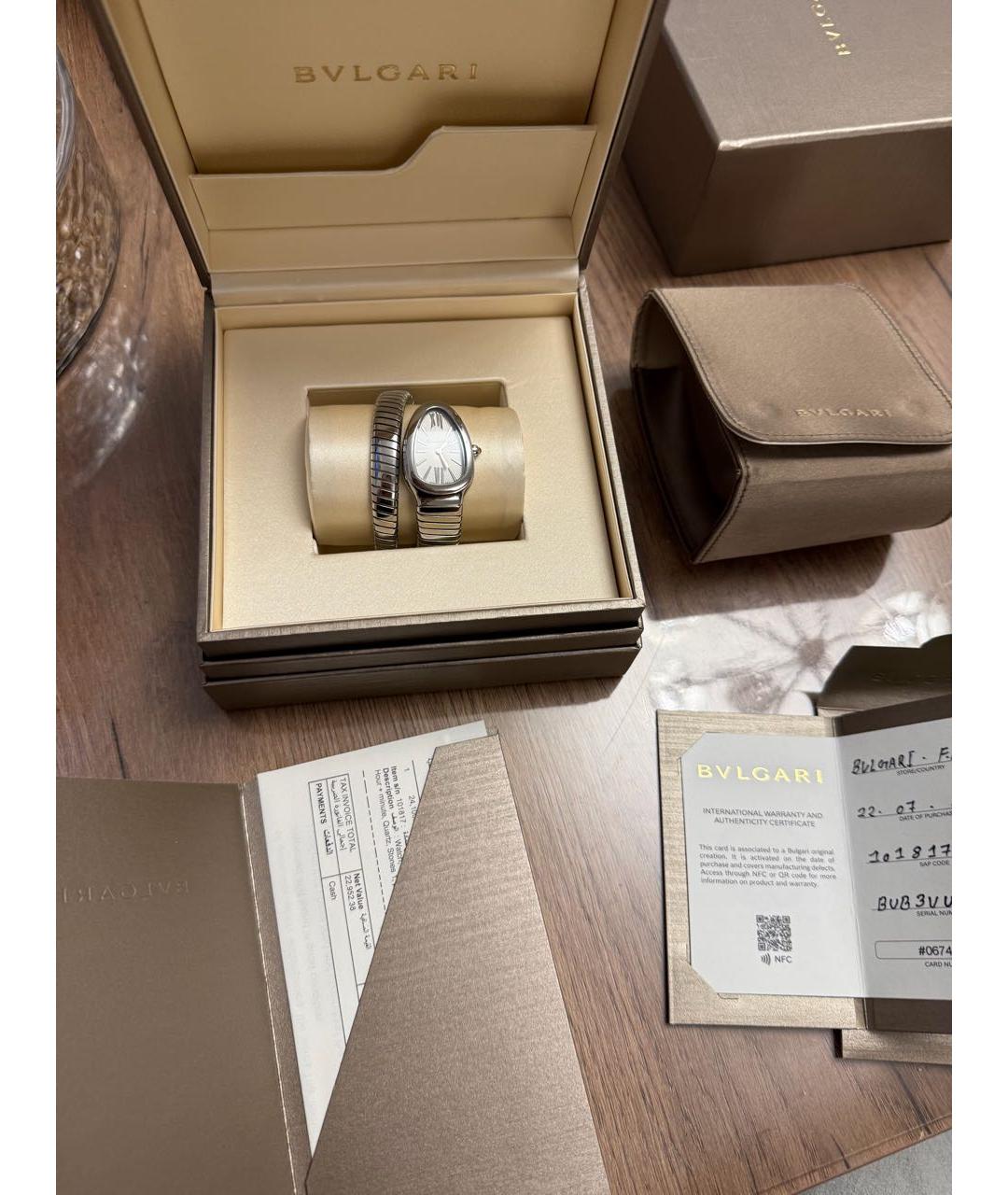 BVLGARI Серебряные часы, фото 4