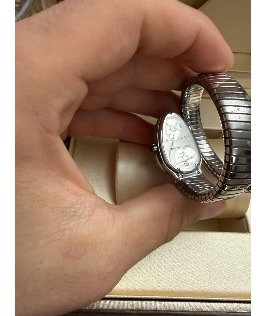 BVLGARI Серебряные часы, фото 2