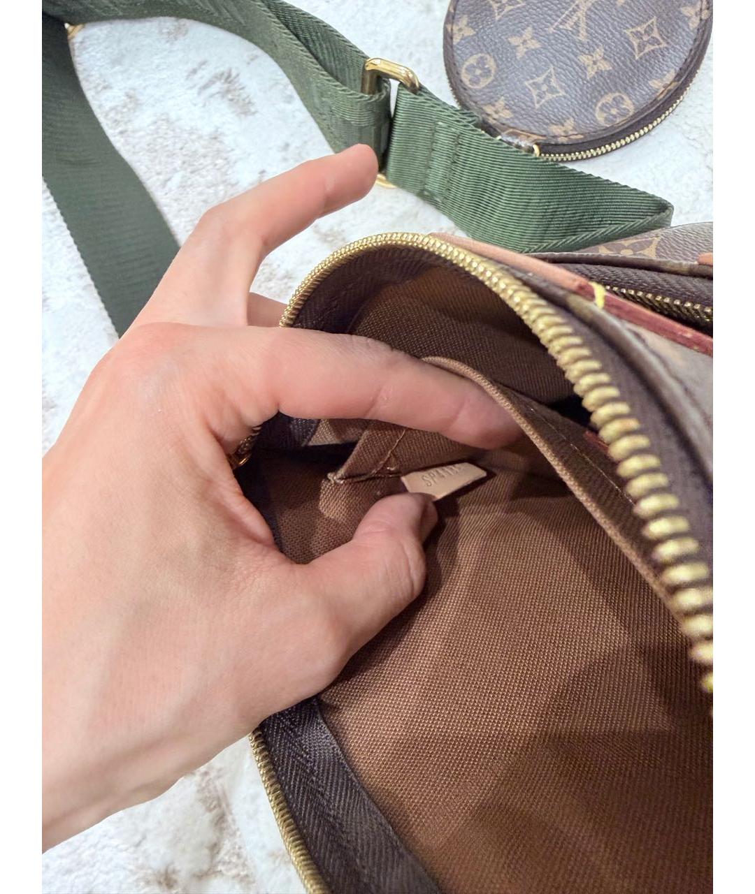 LOUIS VUITTON Коричневая сумка через плечо, фото 3