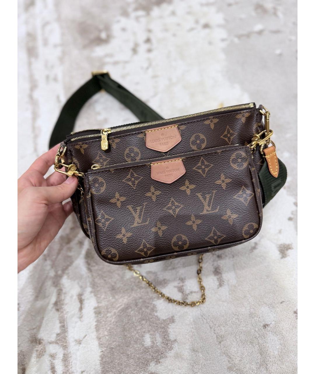 LOUIS VUITTON Коричневая сумка через плечо, фото 2