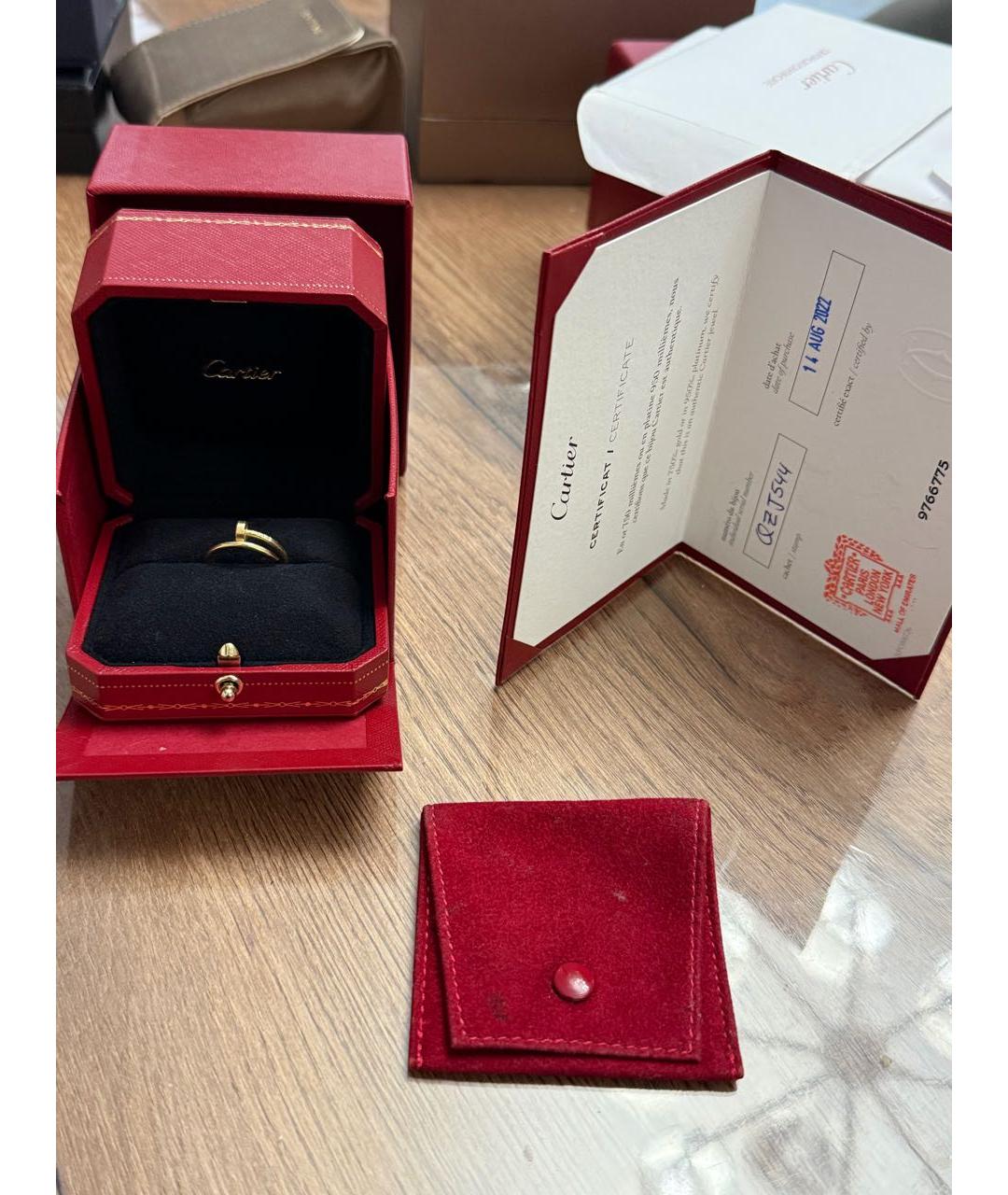 CARTIER Желтое кольцо из желтого золота, фото 2