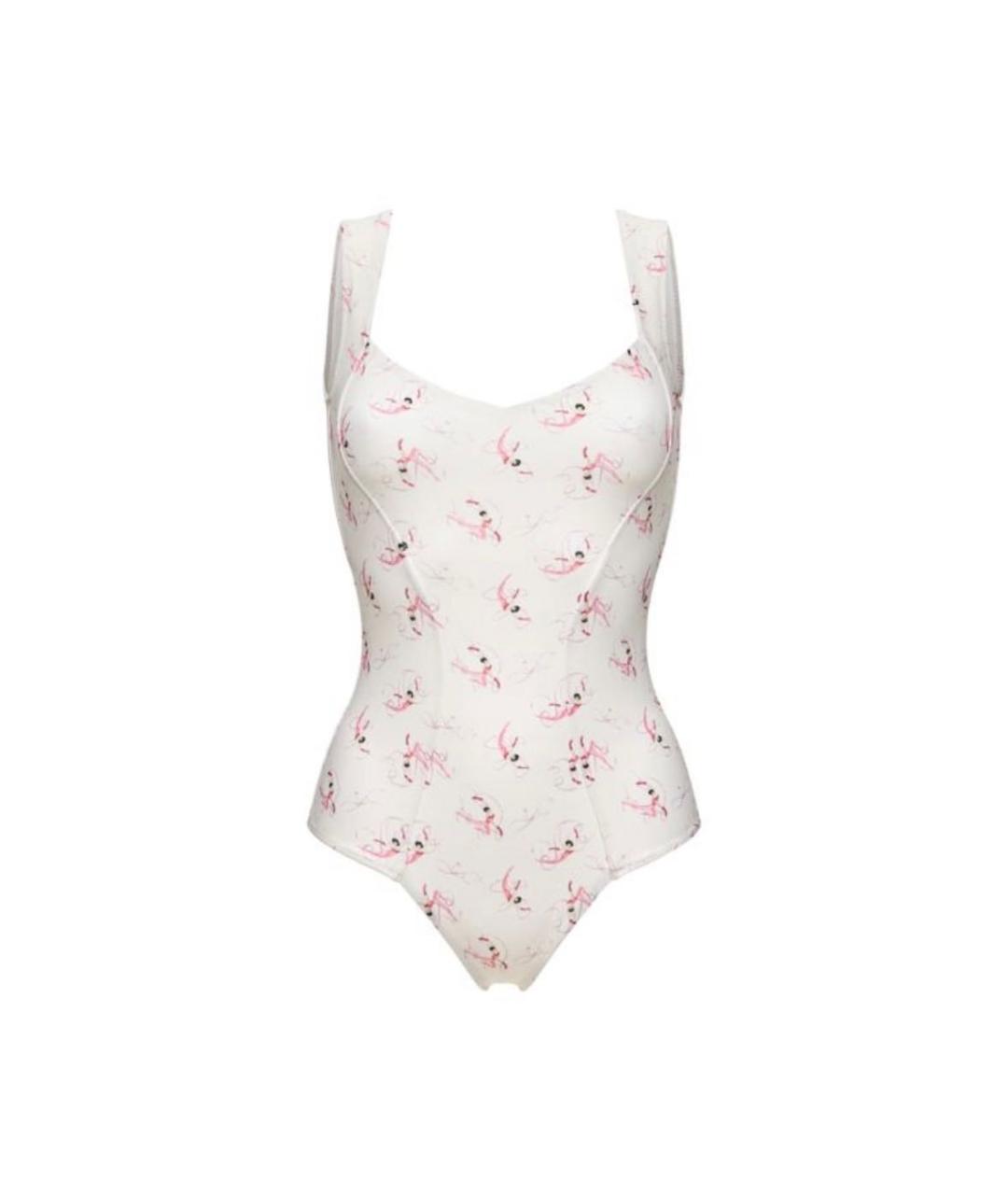 ULYANA SERGEENKO Белый купальник, фото 4