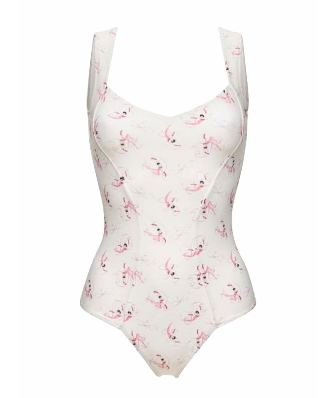 ULYANA SERGEENKO Белый купальник, фото 1