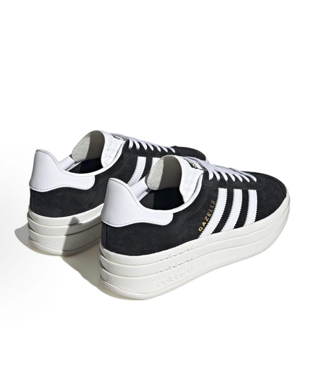 ADIDAS Черные замшевые кроссовки, фото 4